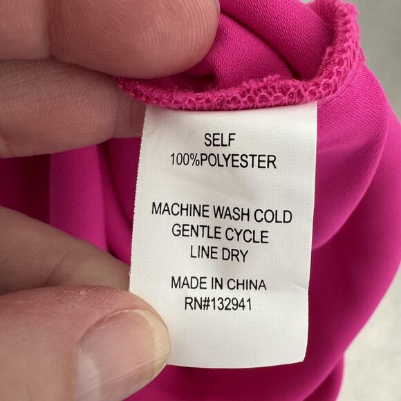 Amanda Uprichard Dress Womens Small Drape Asymmetrical Ruched Cocktail Party - Picture 7 of 7